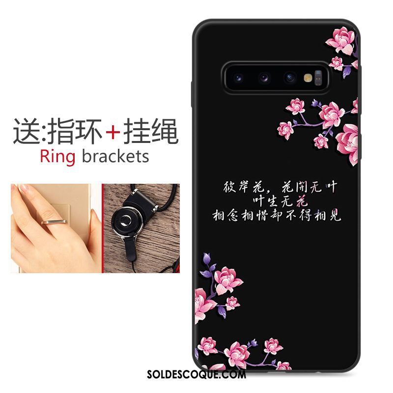 Coque Samsung Galaxy S10 Étoile Silicone Fluide Doux Dessin Animé Protection Soldes