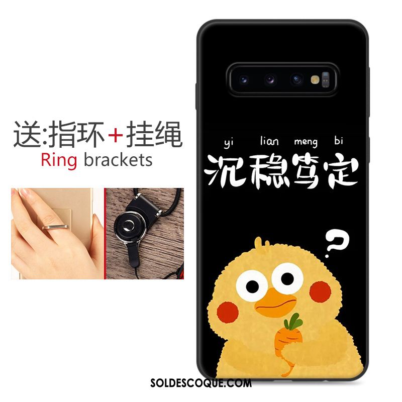Coque Samsung Galaxy S10 Étoile Silicone Fluide Doux Dessin Animé Protection Soldes