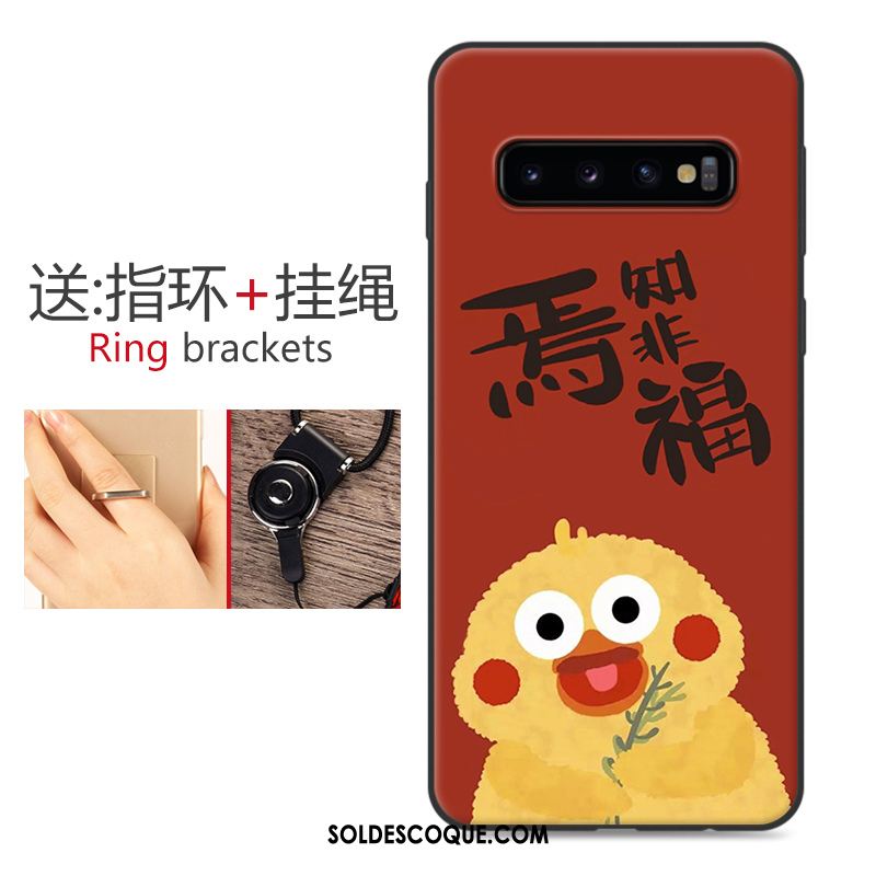 Coque Samsung Galaxy S10 Étoile Silicone Fluide Doux Dessin Animé Protection Soldes