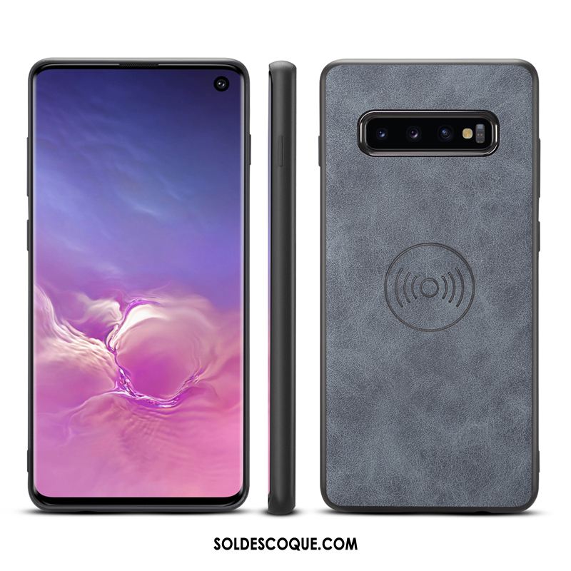 Coque Samsung Galaxy S10 Étoile À Bord Tout Compris Rouge Incassable Pas Cher