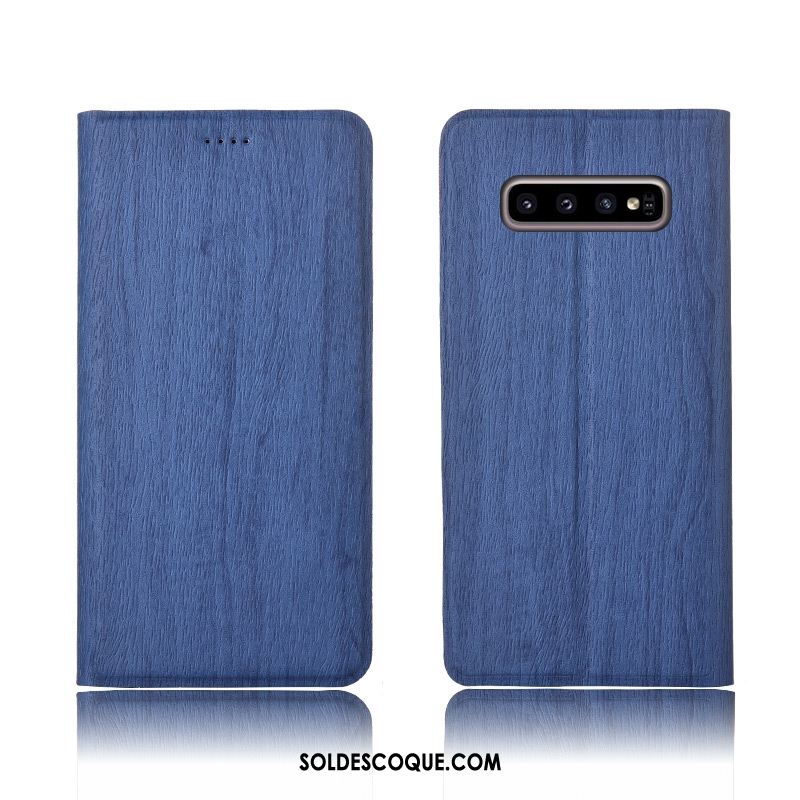 Coque Samsung Galaxy S10+ Étui Clamshell Modèle Fleurie Incassable Fluide Doux Pas Cher