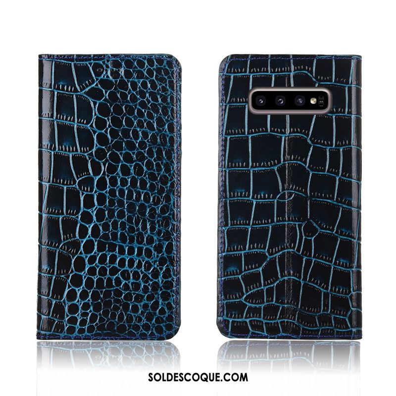 Coque Samsung Galaxy S10+ Étui Fluide Doux Étoile Clamshell Incassable Pas Cher