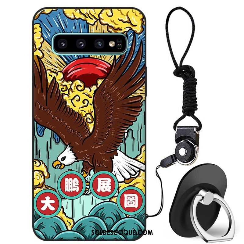 Coque Samsung Galaxy S10+ Étui Tout Compris Étoile Téléphone Portable Style Chinois Housse Soldes