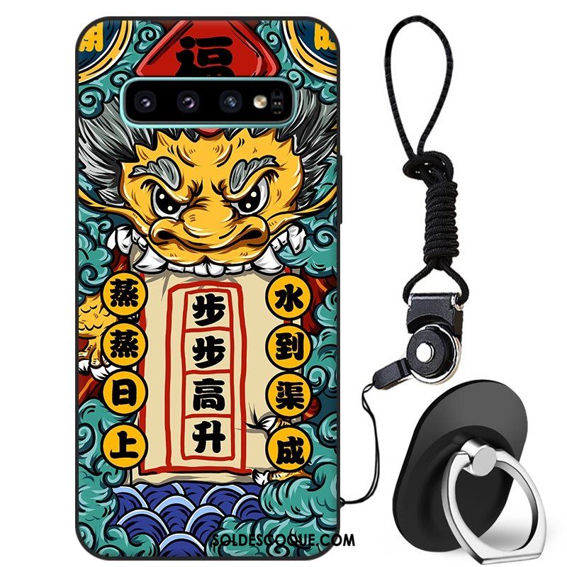 Coque Samsung Galaxy S10+ Étui Tout Compris Étoile Téléphone Portable Style Chinois Housse Soldes