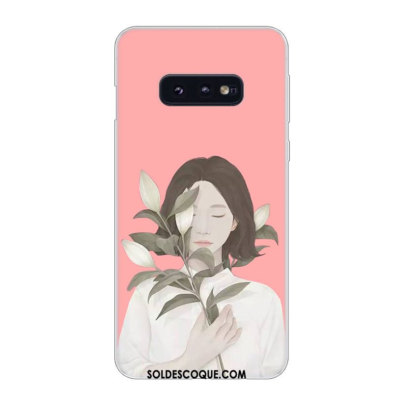 Coque Samsung Galaxy S10e Art Tendance Protection Blanc Téléphone Portable Pas Cher