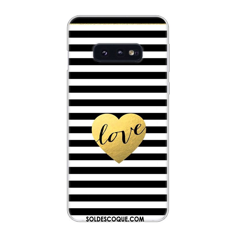 Coque Samsung Galaxy S10e Art Tendance Protection Blanc Téléphone Portable Pas Cher