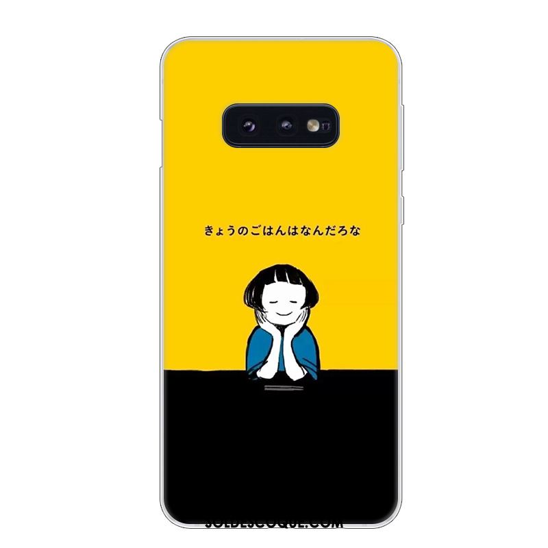 Coque Samsung Galaxy S10e Art Tendance Protection Blanc Téléphone Portable Pas Cher