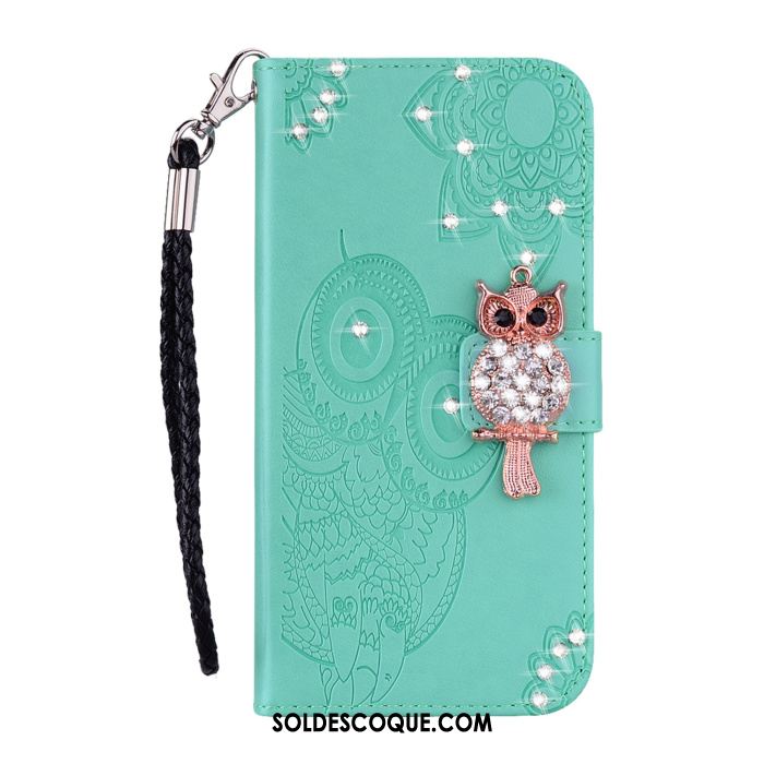 Coque Samsung Galaxy S10e Chat Étoile Strass Étui En Cuir Or En Ligne