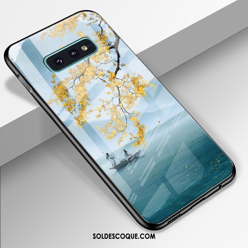 Coque Samsung Galaxy S10e Ciel Étoilé Bleu Étoile Luxe Téléphone Portable Soldes