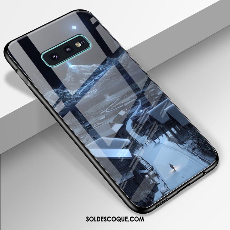 Coque Samsung Galaxy S10e Ciel Étoilé Bleu Étoile Luxe Téléphone Portable Soldes