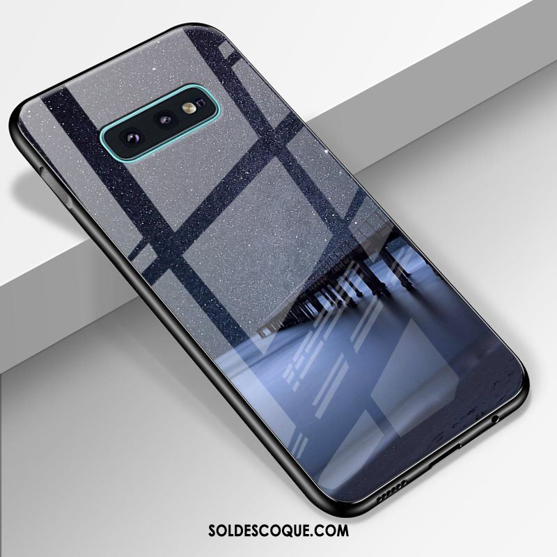 Coque Samsung Galaxy S10e Ciel Étoilé Bleu Étoile Luxe Téléphone Portable Soldes