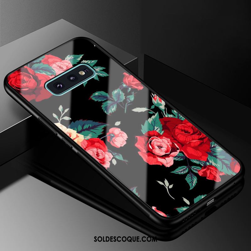 Coque Samsung Galaxy S10e Europe Téléphone Portable Étui Verre Étoile Pas Cher