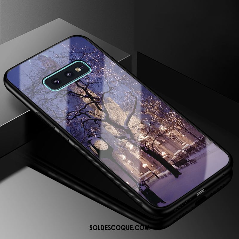 Coque Samsung Galaxy S10e Europe Téléphone Portable Étui Verre Étoile Pas Cher