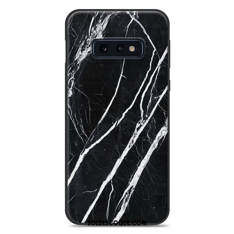 Coque Samsung Galaxy S10e Fluide Doux Téléphone Portable Grain De Bois Étoile Tendance Soldes