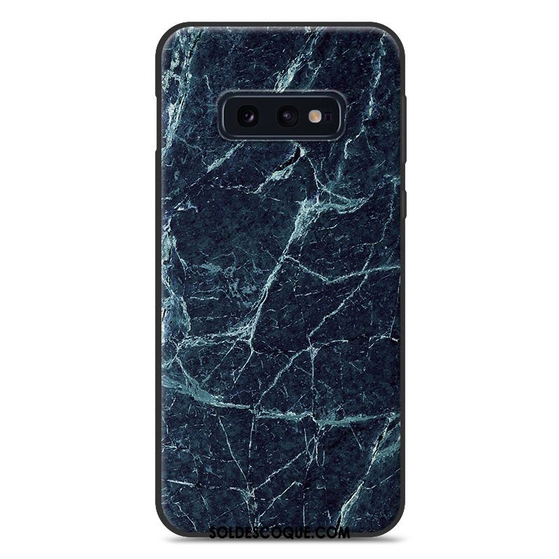 Coque Samsung Galaxy S10e Fluide Doux Téléphone Portable Grain De Bois Étoile Tendance Soldes
