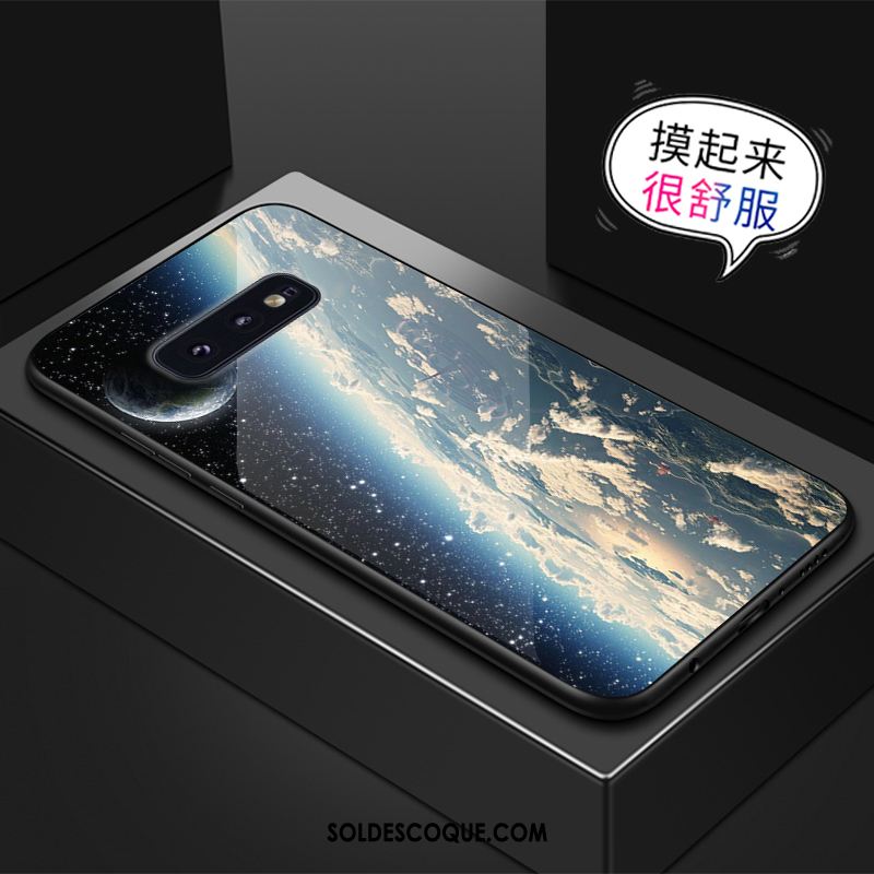 Coque Samsung Galaxy S10e Incassable Téléphone Portable Jaune Étoile Verre En Vente