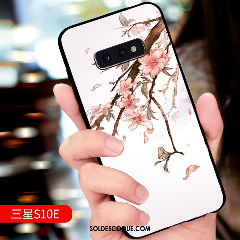 Coque Samsung Galaxy S10e Luxe Créatif Net Rouge Silicone Incassable En Vente