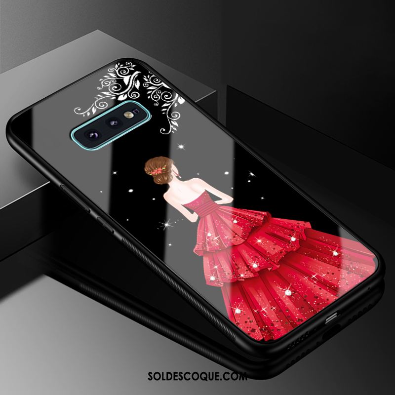 Coque Samsung Galaxy S10e Mode Rouge Tout Compris Incassable Étui Housse Pas Cher