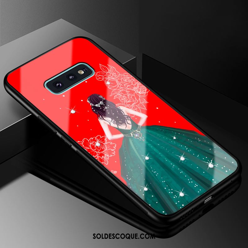 Coque Samsung Galaxy S10e Mode Rouge Tout Compris Incassable Étui Housse Pas Cher