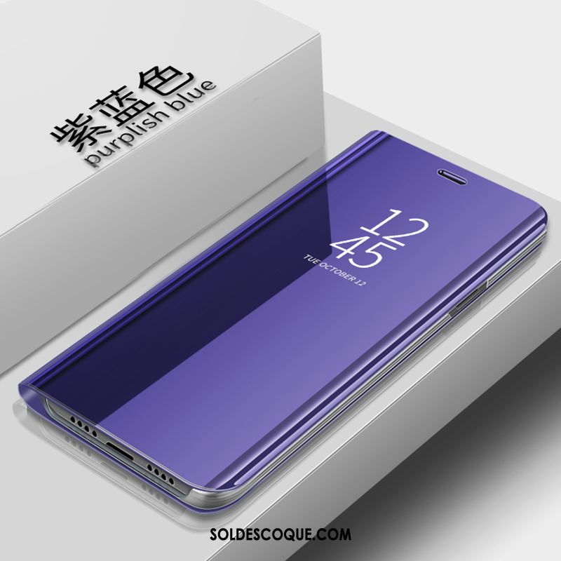 Coque Samsung Galaxy S10e Nouveau Étoile Violet Miroir Étui En Cuir En Ligne
