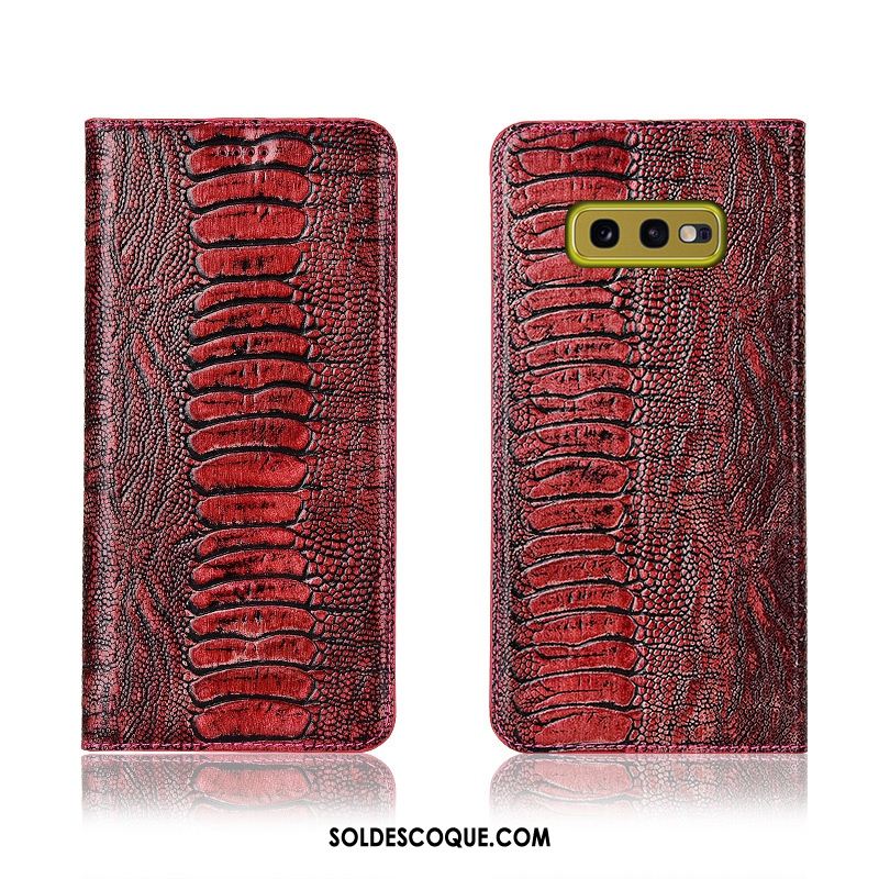 Coque Samsung Galaxy S10e Oiseau Téléphone Portable Incassable Étui En Cuir Protection Pas Cher