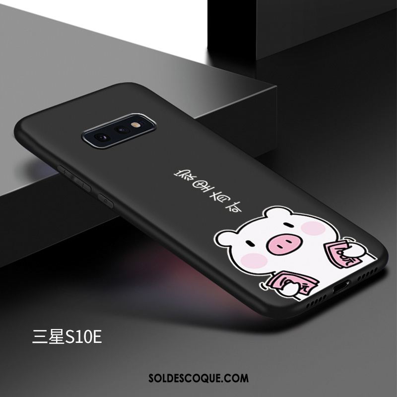 Coque Samsung Galaxy S10e Personnalité Protection Délavé En Daim Personnalisé Marque De Tendance En Ligne