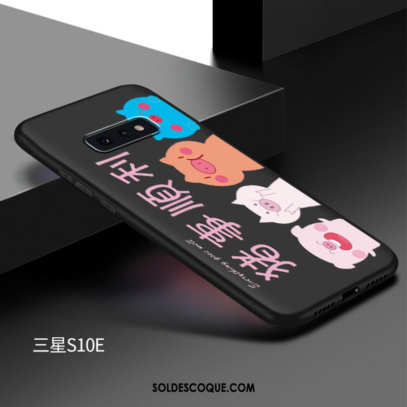 Coque Samsung Galaxy S10e Personnalité Protection Délavé En Daim Personnalisé Marque De Tendance En Ligne