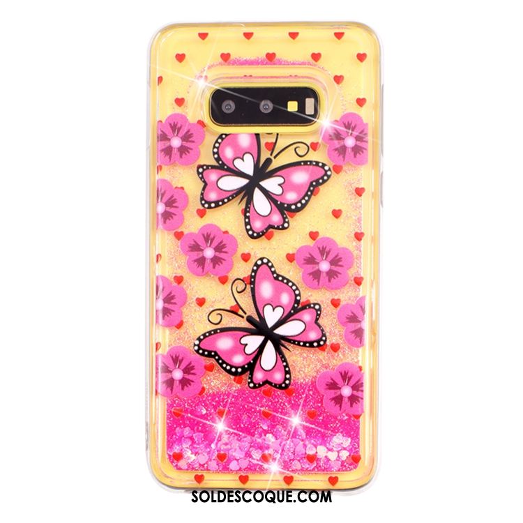 Coque Samsung Galaxy S10e Transparent Téléphone Portable Liquide Protection Étui Housse Soldes