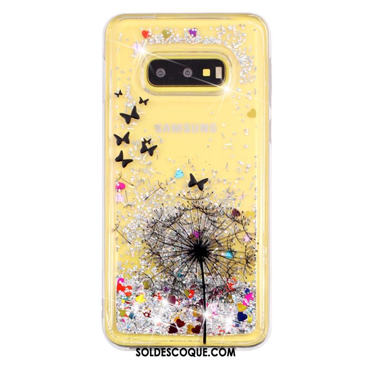 Coque Samsung Galaxy S10e Transparent Téléphone Portable Liquide Protection Étui Housse Soldes