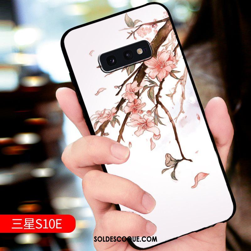 Coque Samsung Galaxy S10e Téléphone Portable Incassable Étui Gaufrage Étoile Soldes