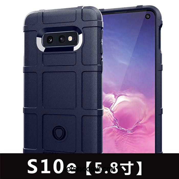 Coque Samsung Galaxy S10e Téléphone Portable Étui Protection Simple Bleu Pas Cher