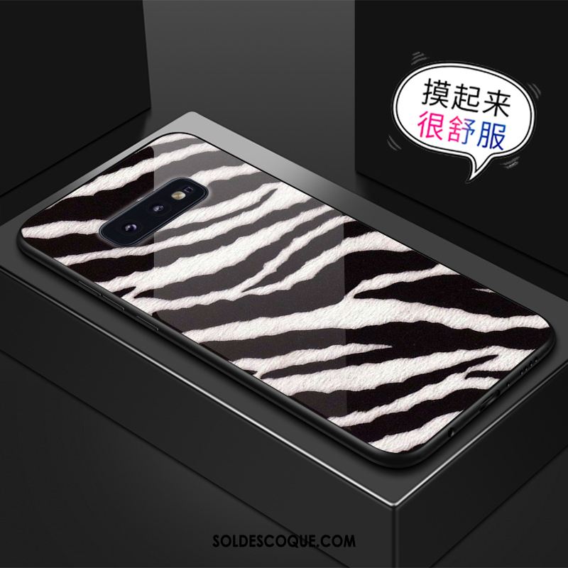 Coque Samsung Galaxy S10e Verre Modèle Fleurie Étoile Téléphone Portable Incassable En Vente