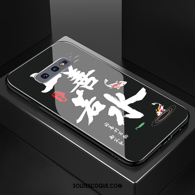 Coque Samsung Galaxy S10e Verre Protection Silicone Créatif Incassable En Ligne