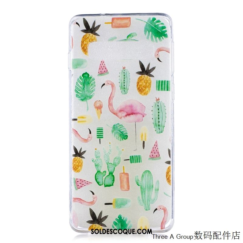 Coque Samsung Galaxy S10e Étoile Vert Étui Tout Compris Incassable Pas Cher