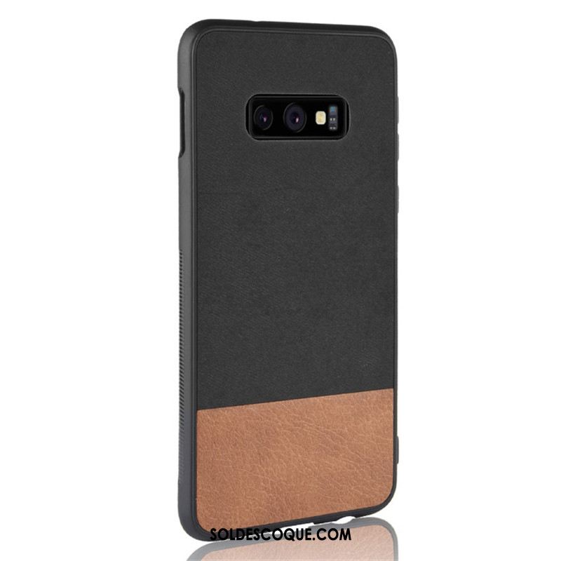 Coque Samsung Galaxy S10e Étui Difficile Couture Couleurs Tout Compris Gris Soldes