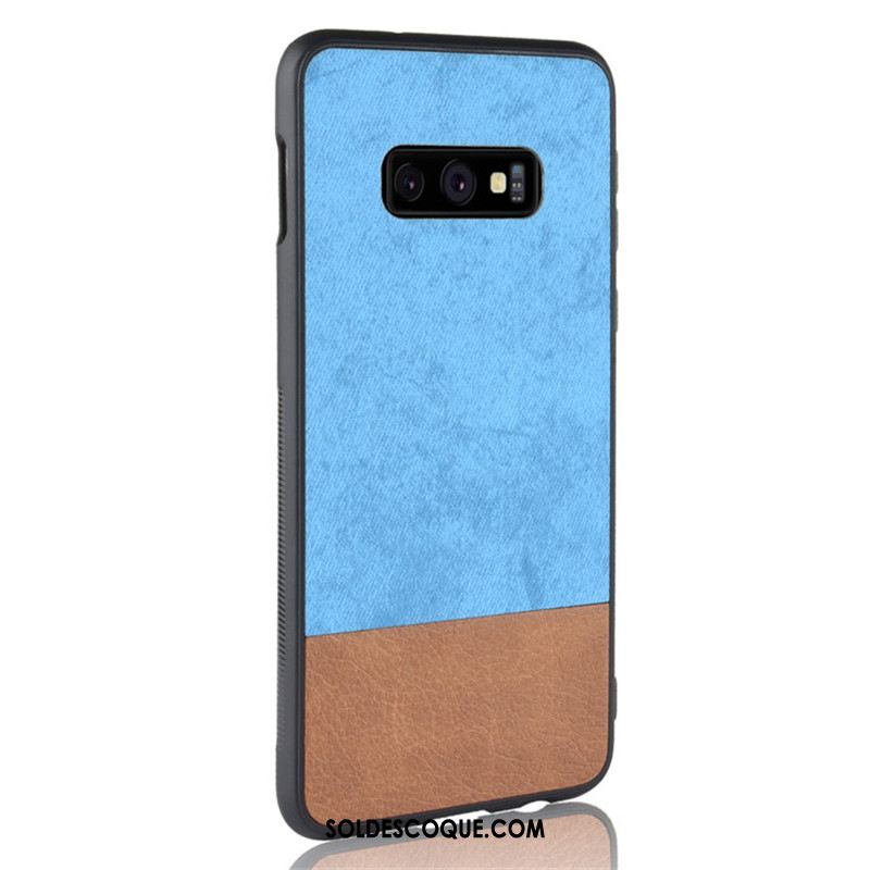 Coque Samsung Galaxy S10e Étui Difficile Couture Couleurs Tout Compris Gris Soldes