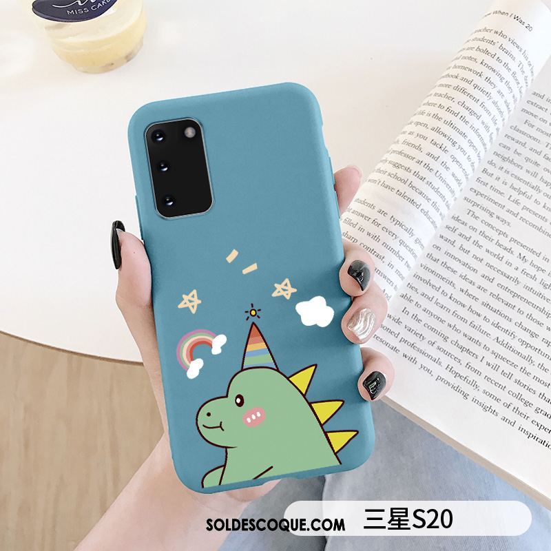 Coque Samsung Galaxy S20 Dessin Animé Personnalité Charmant Bleu Incassable En Vente