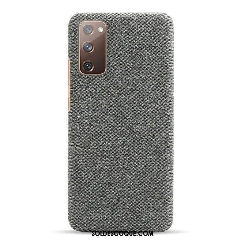 Coque Samsung Galaxy S20 FE Texture Tissu