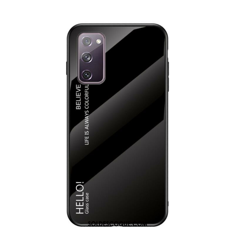 Coque Samsung Galaxy S20 FE Verre Trempé Hello