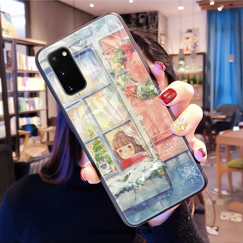 Coque Samsung Galaxy S20 Modèle Fleurie Téléphone Portable Étoile Losange Petit En Vente