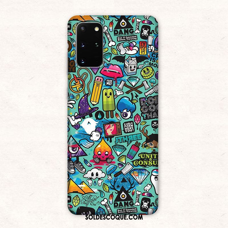 Coque Samsung Galaxy S20+ Peinture Graffiti Marque De Tendance Silicone Protection Pas Cher