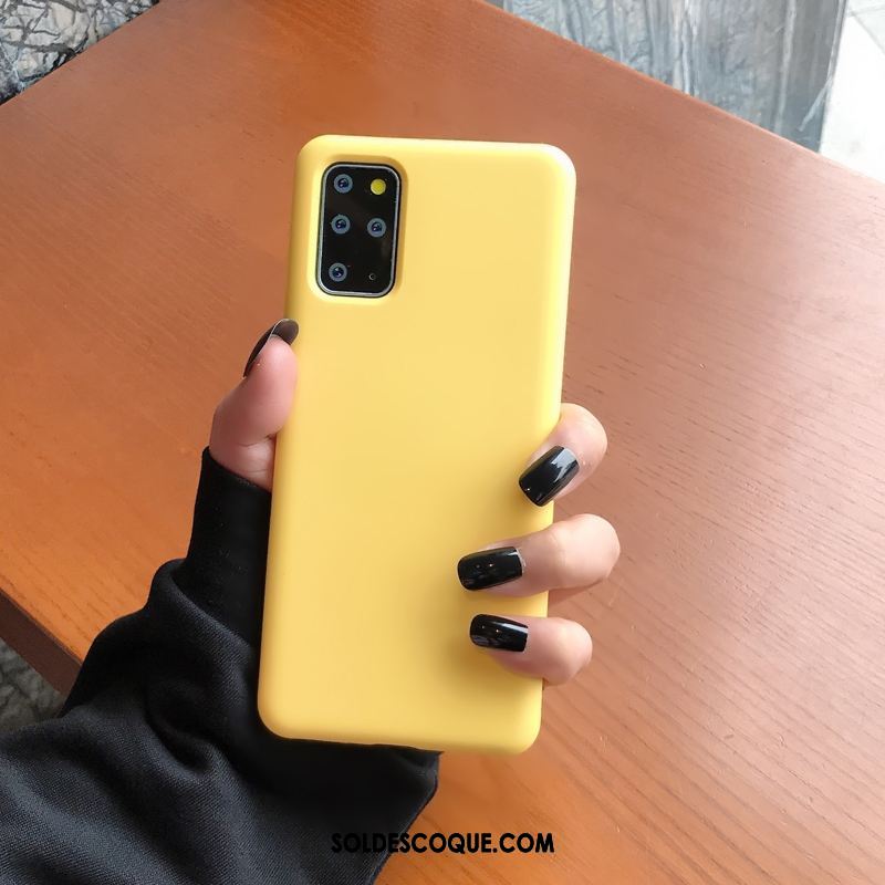 Coque Samsung Galaxy S20+ Tout Compris Téléphone Portable Couleur Unie Étoile Personnalité En Ligne