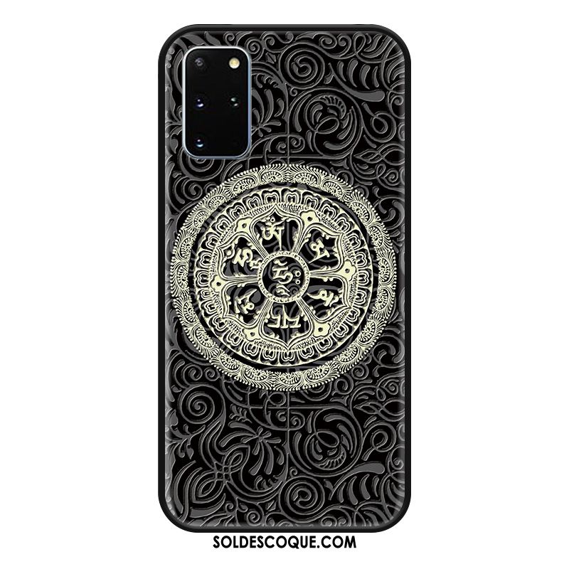 Coque Samsung Galaxy S20+ Téléphone Portable Vintage Personnalité Étoile Verre Soldes