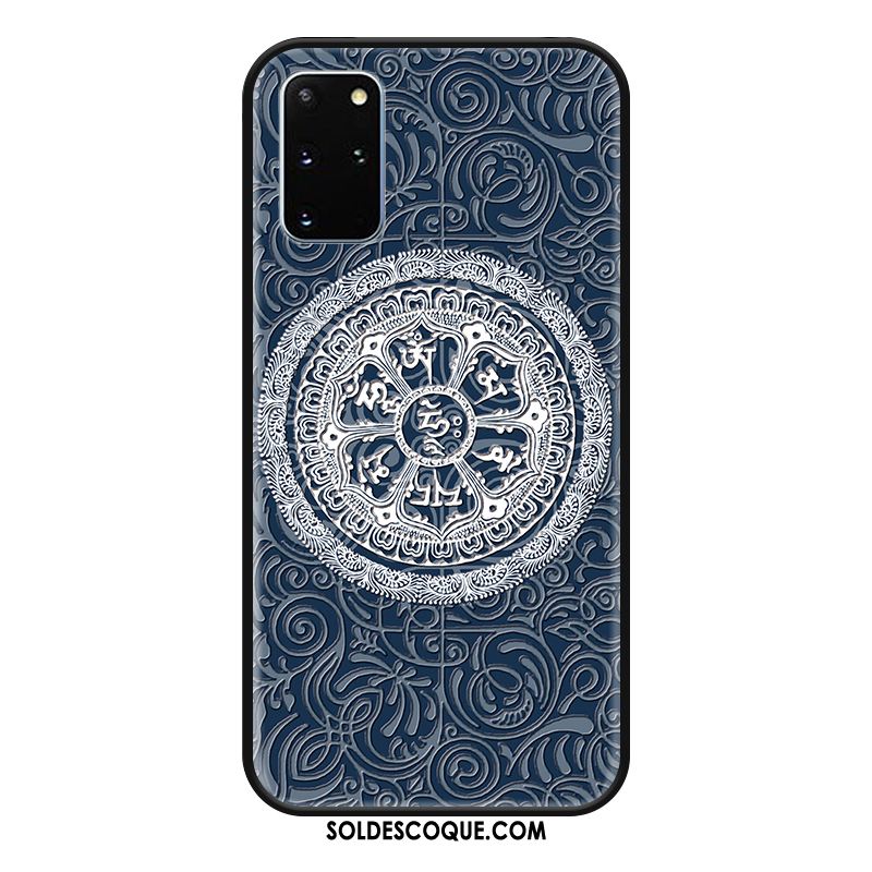 Coque Samsung Galaxy S20+ Téléphone Portable Vintage Personnalité Étoile Verre Soldes