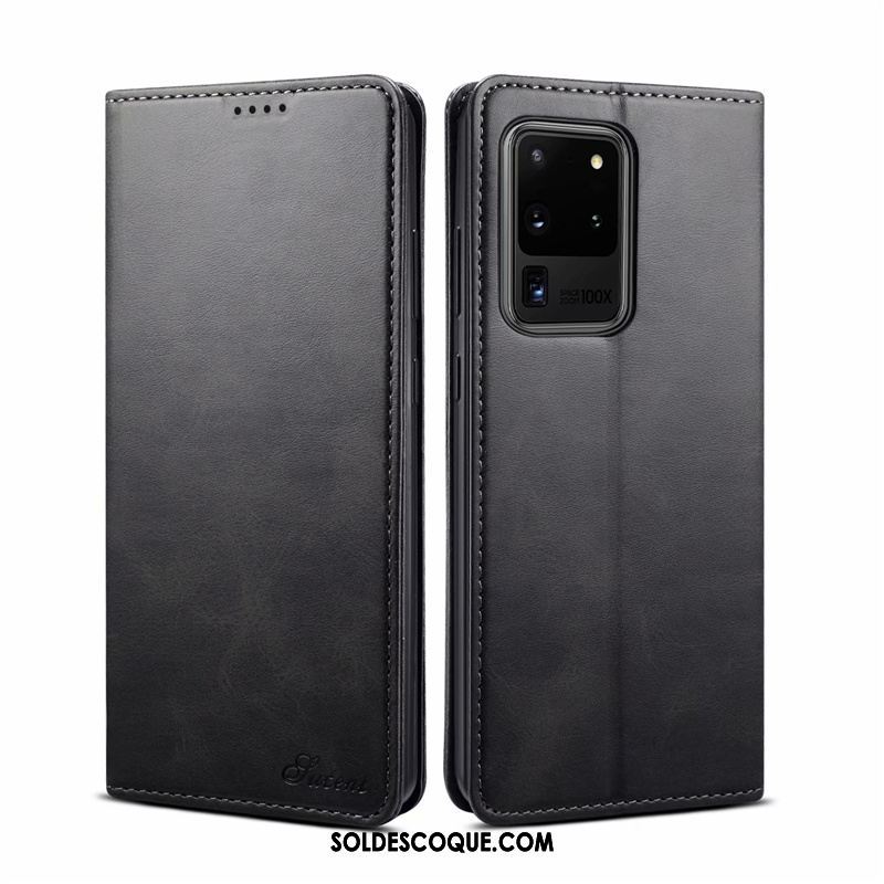 Coque Samsung Galaxy S20 Ultra Jaune Créatif Étui En Cuir Étoile Téléphone Portable En Vente