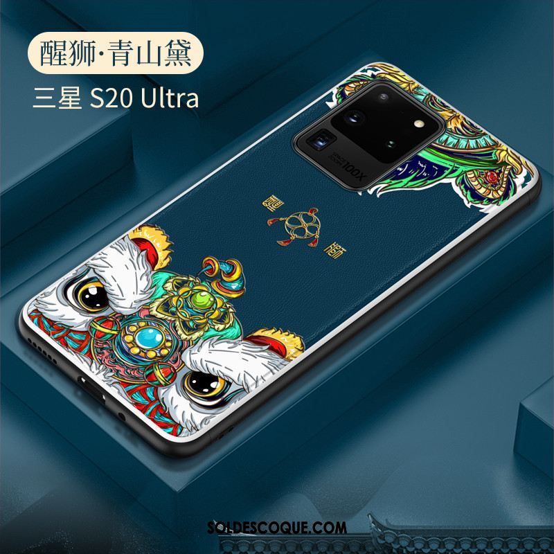 Coque Samsung Galaxy S20 Ultra Tout Compris Étoile Net Rouge Très Mince Téléphone Portable Pas Cher