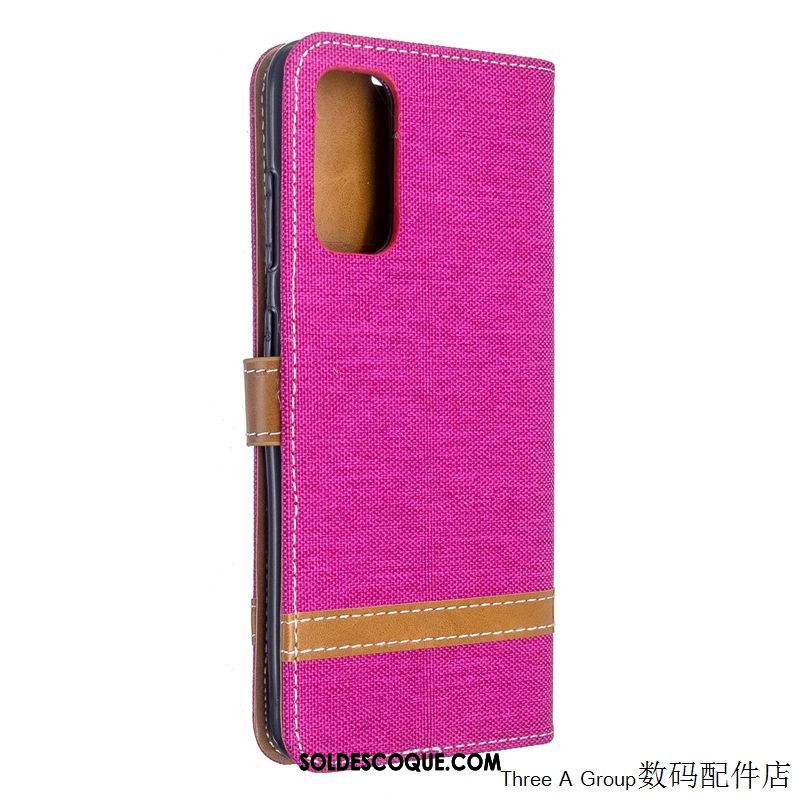 Coque Samsung Galaxy S20 Ultra Téléphone Portable Protection Denim Personnalité Étoile Pas Cher