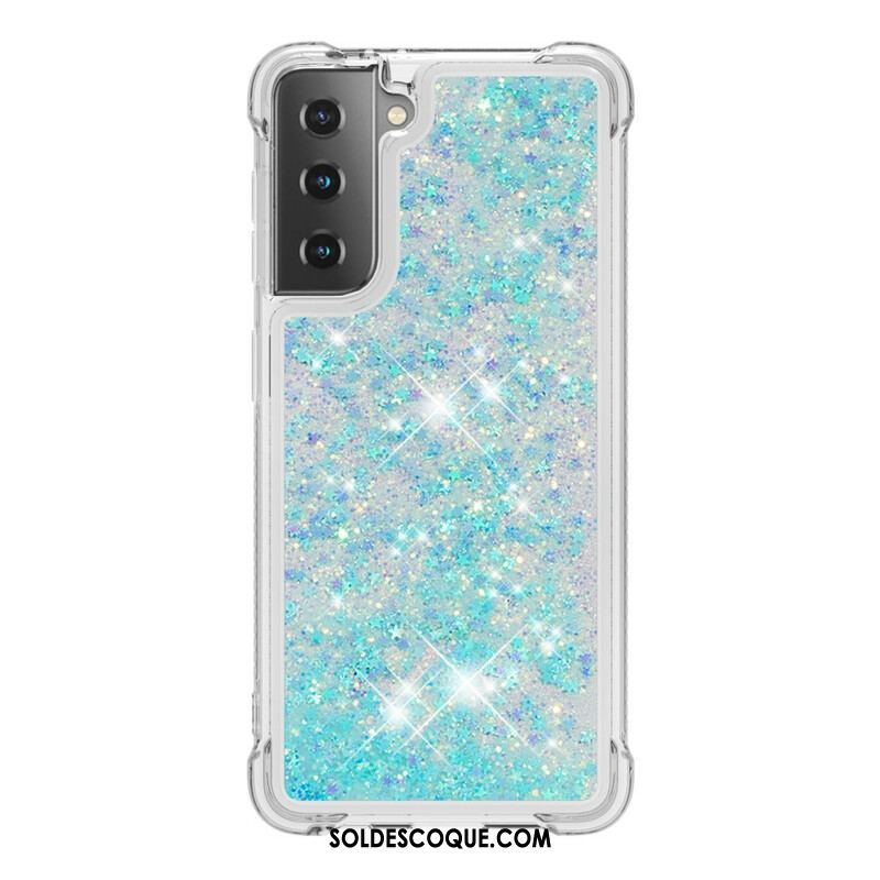 Coque Samsung Galaxy S21 5G Désires Paillettes