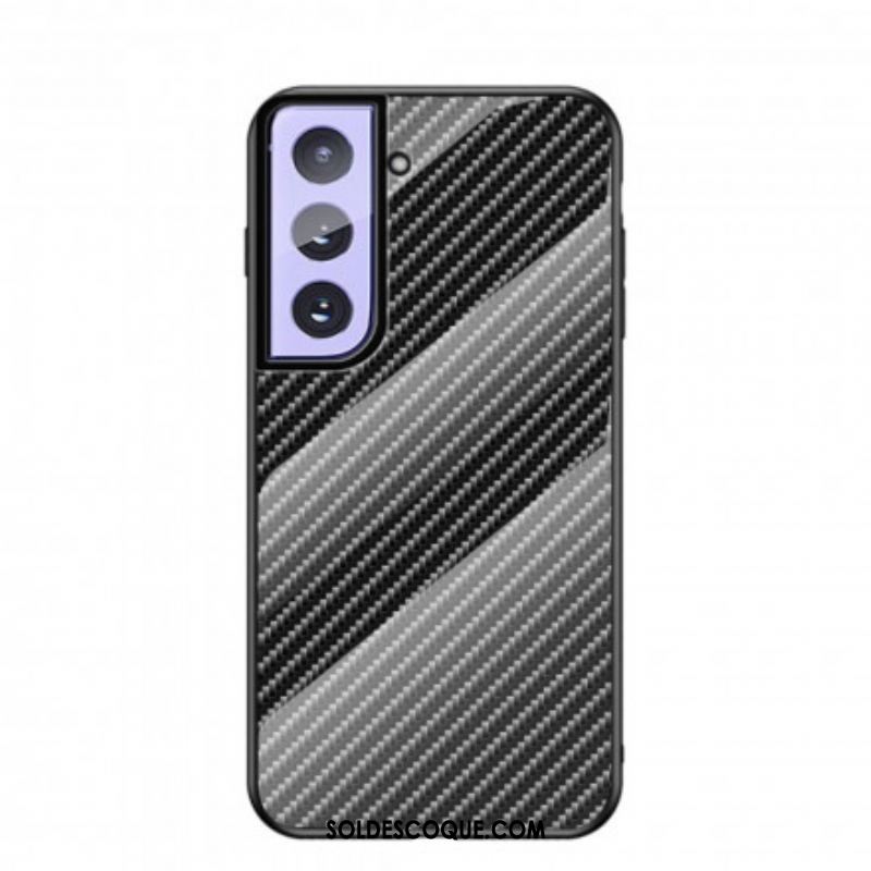 Coque Samsung Galaxy S21 5G Verre Trempé Fibre Carbone