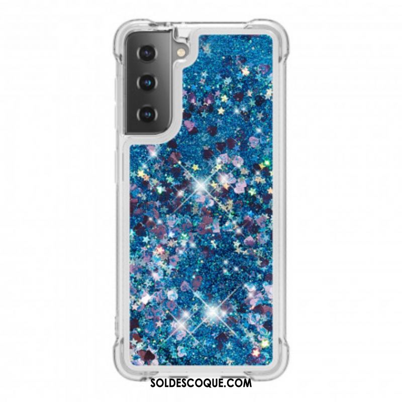 Coque Samsung Galaxy S21 Plus 5G Désires Paillettes